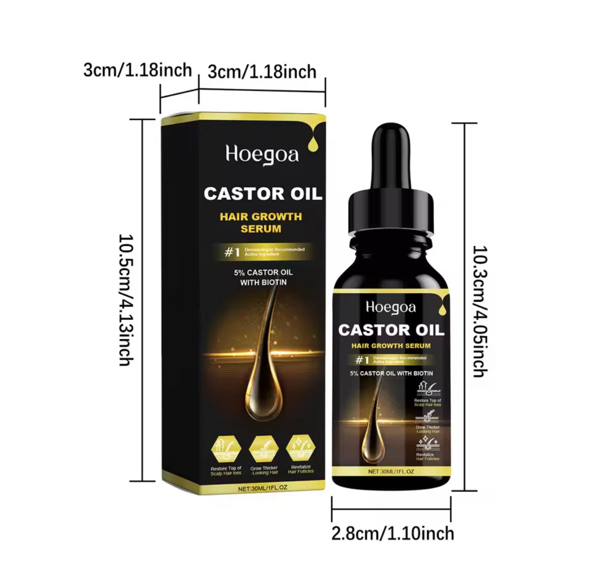 Biotin serum för hårväxt – minska håravfall & få tjockare hår