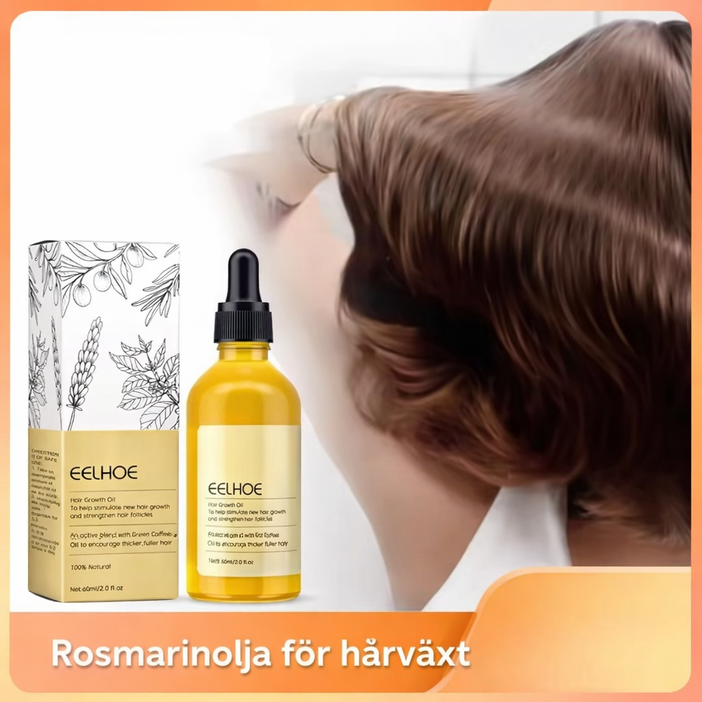 Rosmarinolja för hårväxt – stärker & reparerar håret