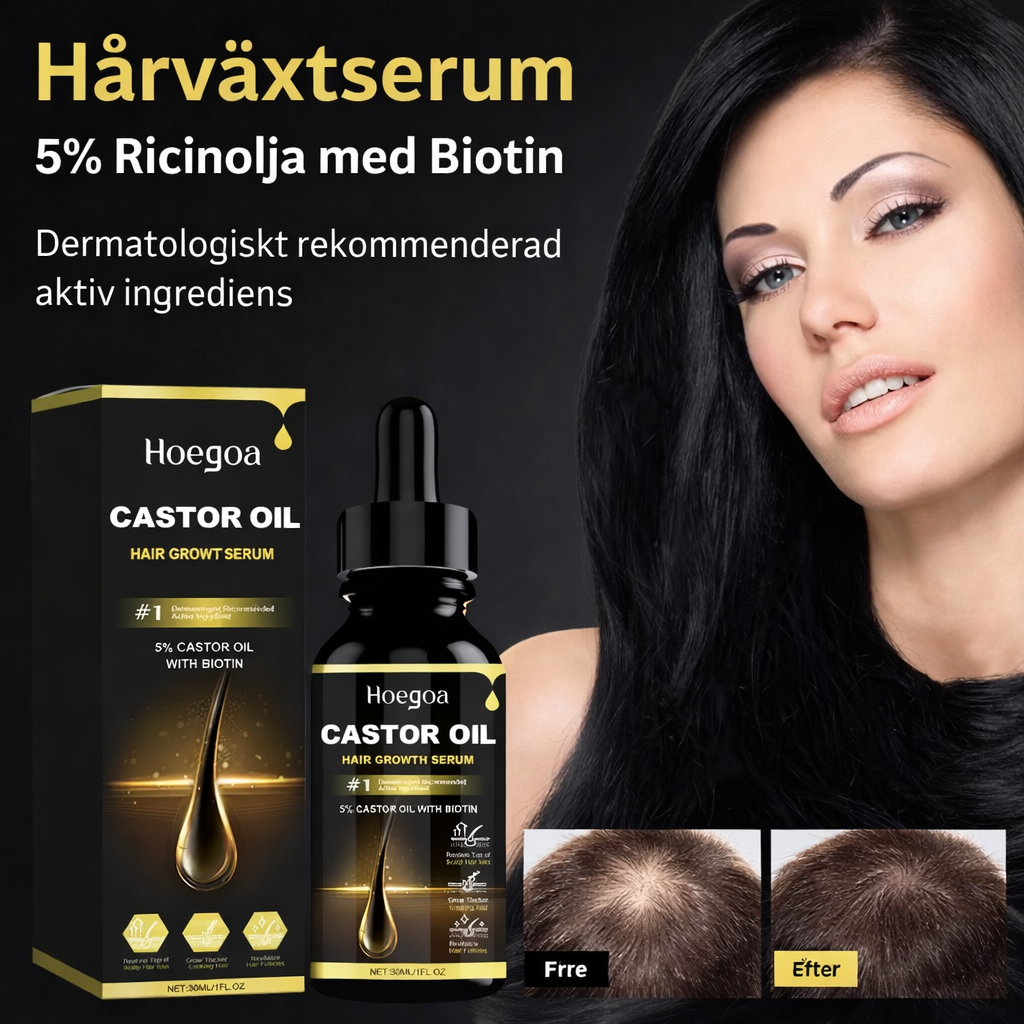 Biotin serum för hårväxt – minska håravfall &amp; få tjockare hår
