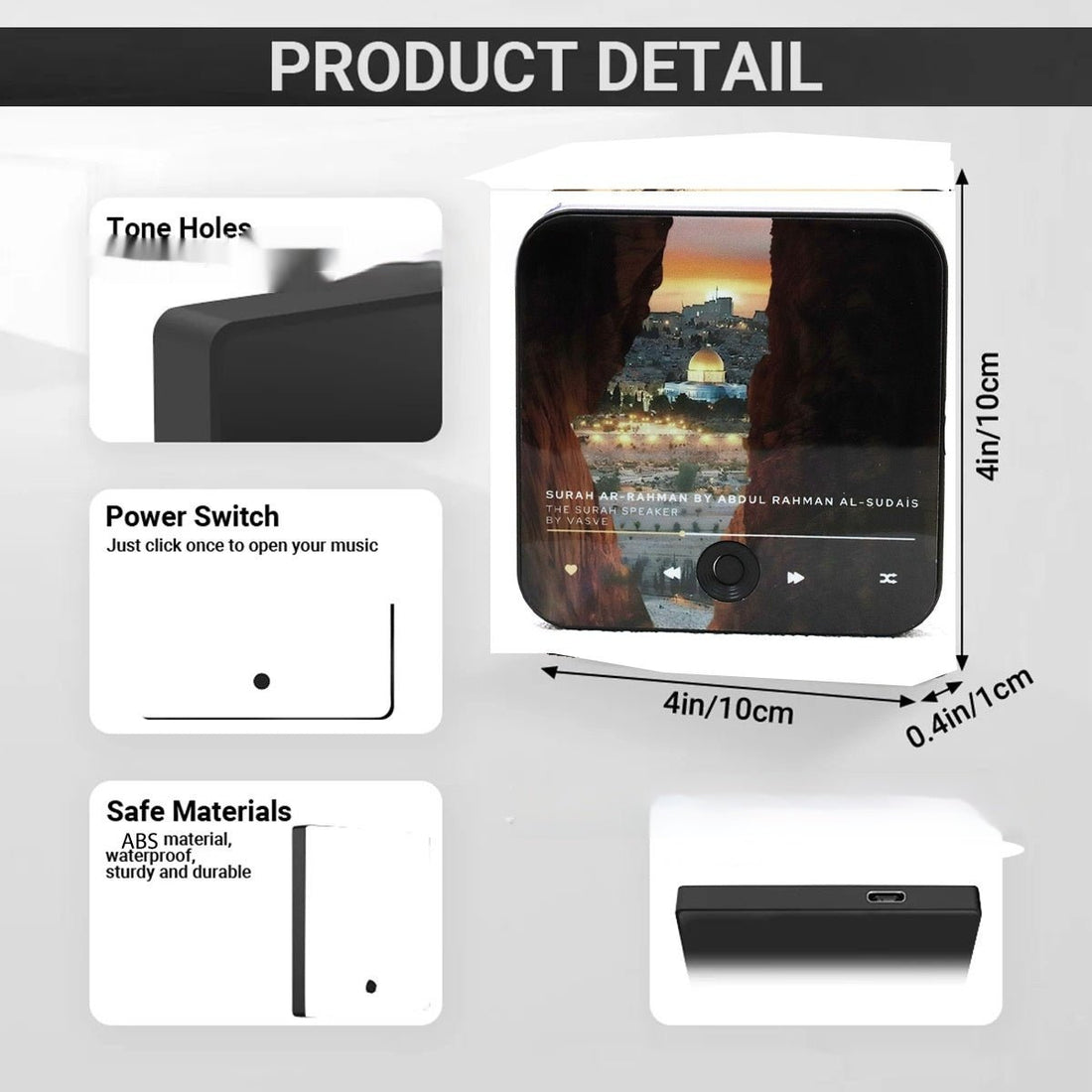 Quran Musikbox – Kylskåpsmagnet med Koranrecitation - World of StylesQuran Musikbox – Kylskåpsmagnet med KoranrecitationHome DecorQuran Musikbox – Kylskåpsmagnet med Koranrecitation